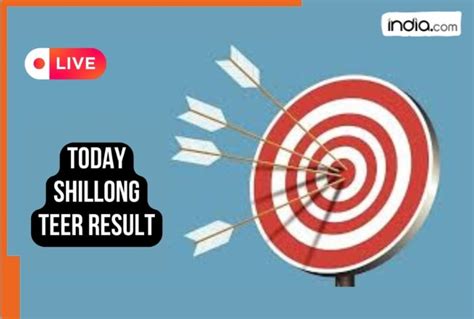 shillong night teer result 9.20 pm today|Shillong Teer Result .